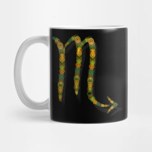 Spirograph Scorpio Zodiac Horoscope Symbol Mug